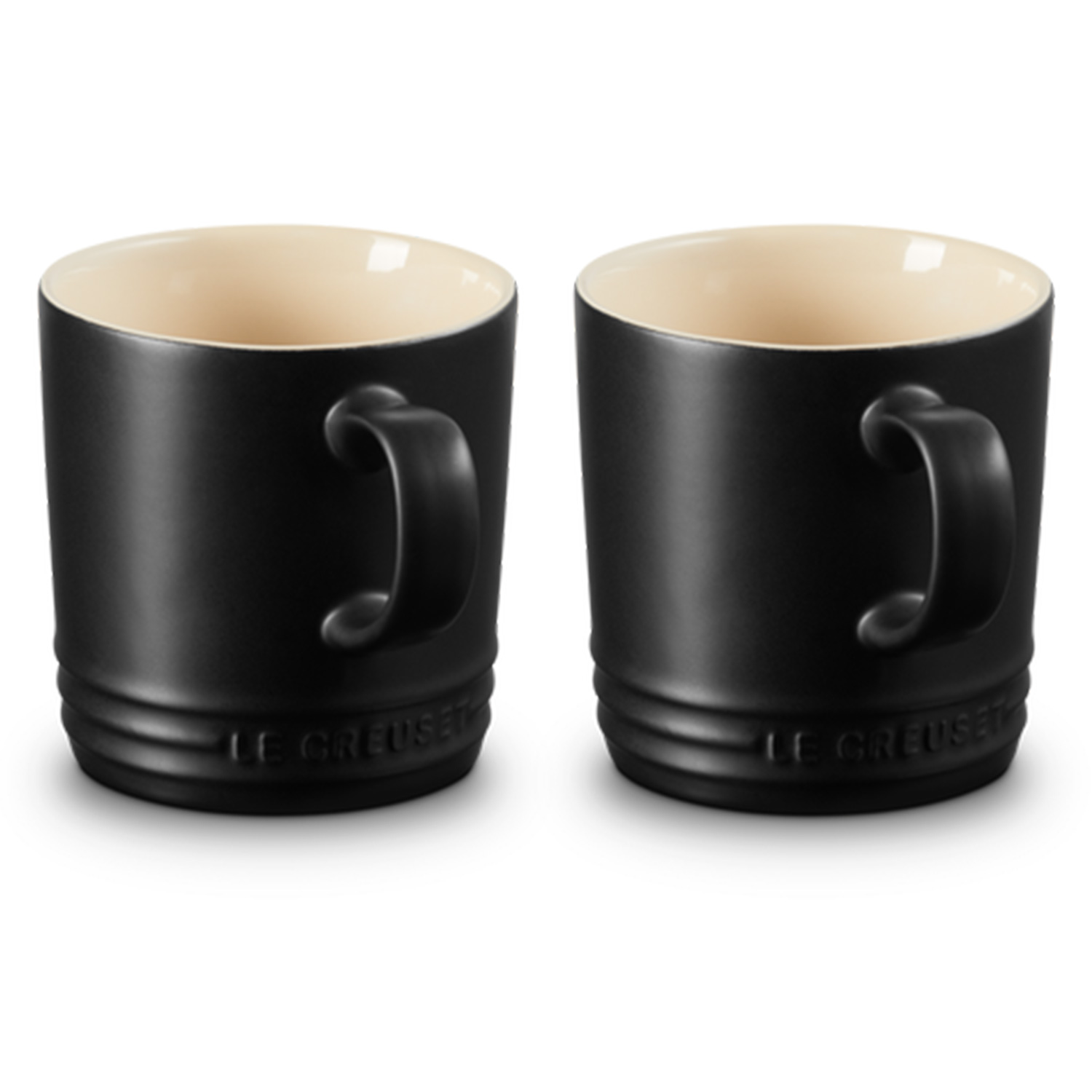 Le Creuset Mug 350ml Set of 2 - Satin Black